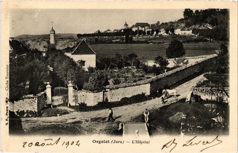 Carte postale ancienne Orgelet- Hopital France à Orgelet