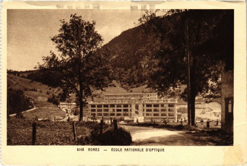 Carte postale ancienne Morez- Ecole Nationale de l'Optique France
