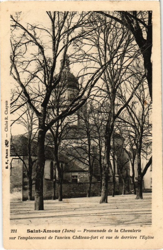 Carte postale ancienne Saint Amour- Promende de la Chevalerie France à Saint-Amour