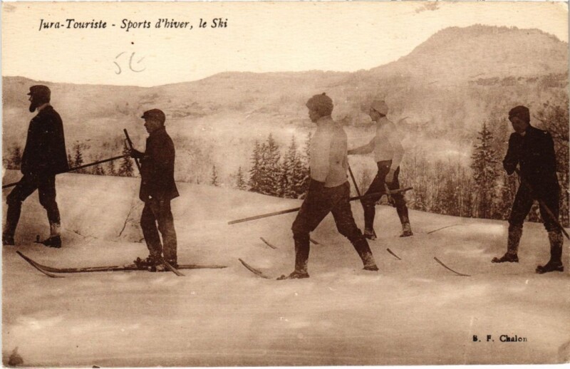 Carte postale ancienne Sports d'hiver, le Ski France