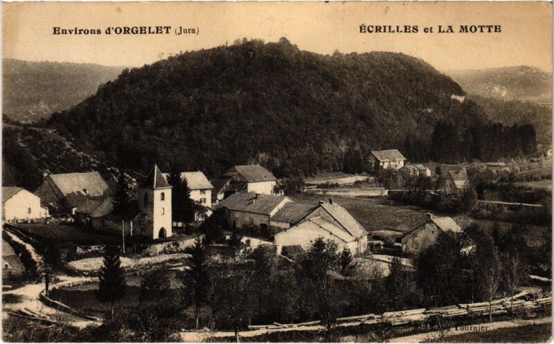 Carte postale ancienne Ecrilles et la Motte France