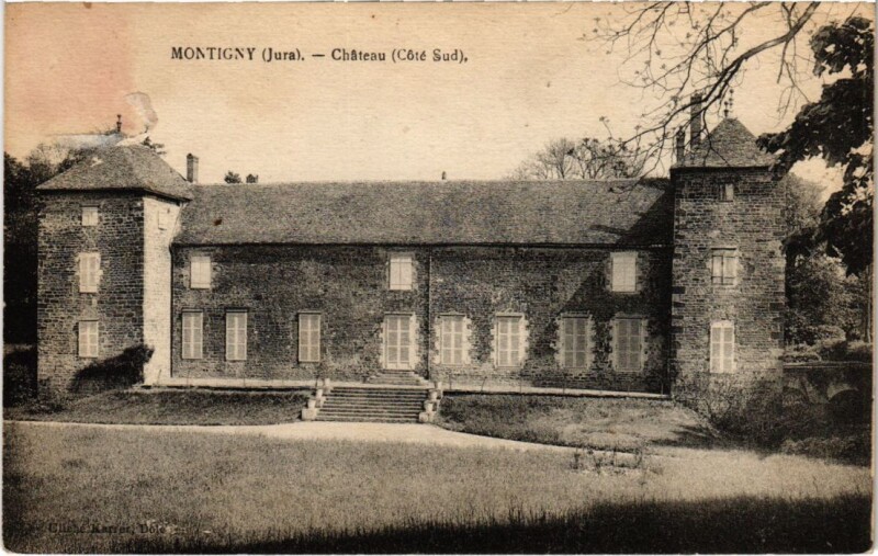 Carte postale ancienne Montigny- Chateau France