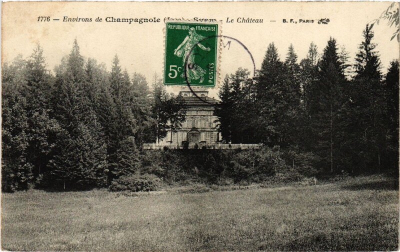 Carte postale ancienne Syam- Le Chateau France