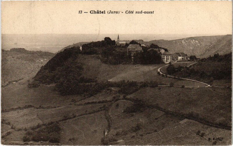 Carte postale ancienne Chatel- Cote dus ouest France