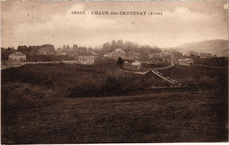 Carte postale ancienne Chaux des Crotenay France à Chaux-des-Crotenay