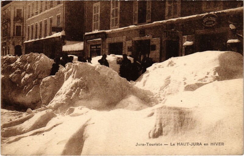 Carte postale ancienne Le Haut Jura en Hiver France
