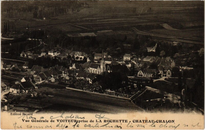 Carte postale ancienne Voiteur- Vue generale France à Voiteur