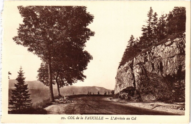 Carte postale ancienne Col de la Faucille-Arrivee au Col France