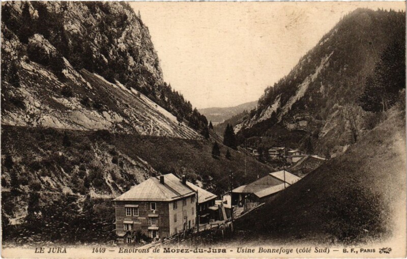 Carte postale ancienne Usine Bonnefoye France