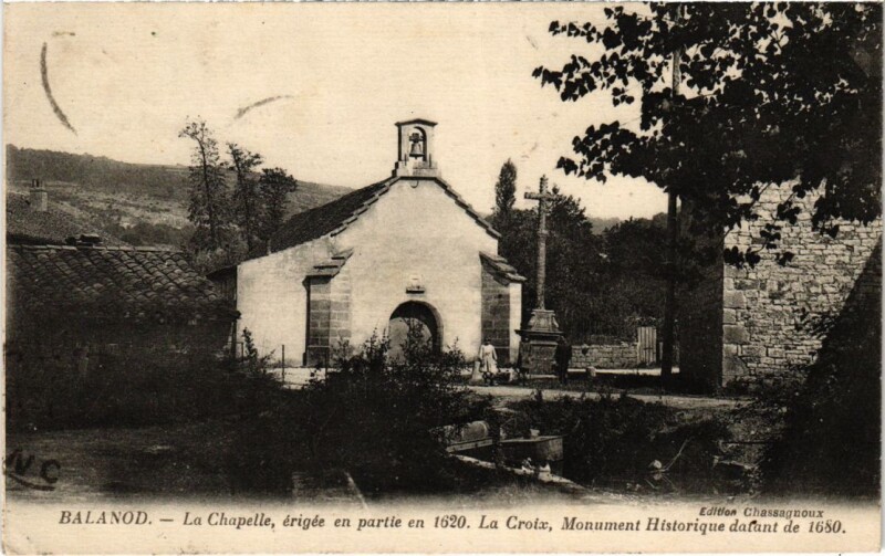 Carte postale ancienne Balanod- La Chapelle France à Balanod