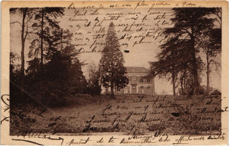 Carte postale ancienne Betton Le Chateau du Val-Richer France à Betton