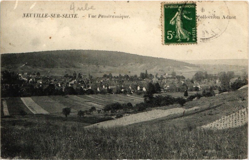 Carte postale ancienne Nogent-sur-Seine - Vue Panoramique à Nogent-sur-Seine