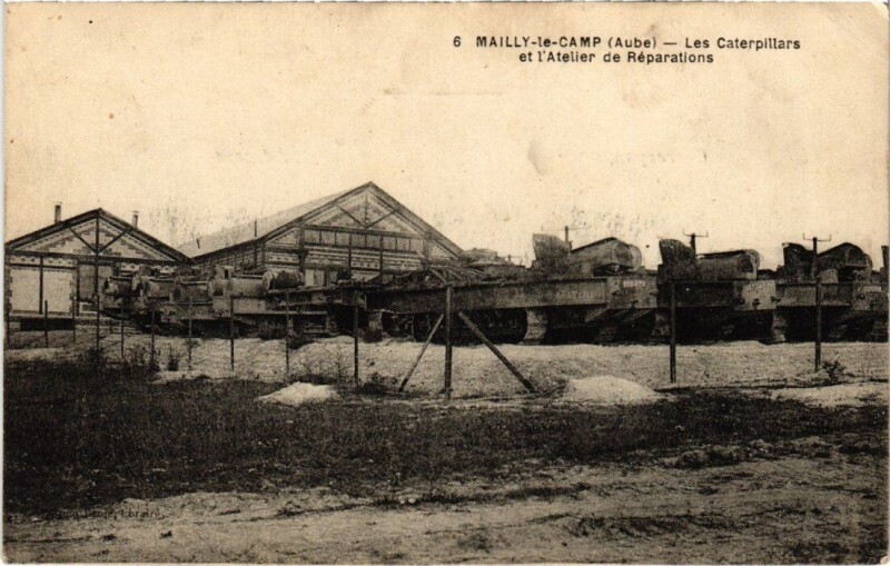 Carte postale ancienne Camp-de-Mailly - Les CartepA¼illars