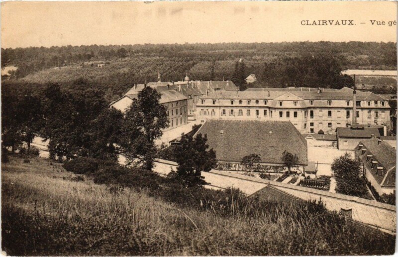 Carte postale ancienne Clairvaux - Vue générale