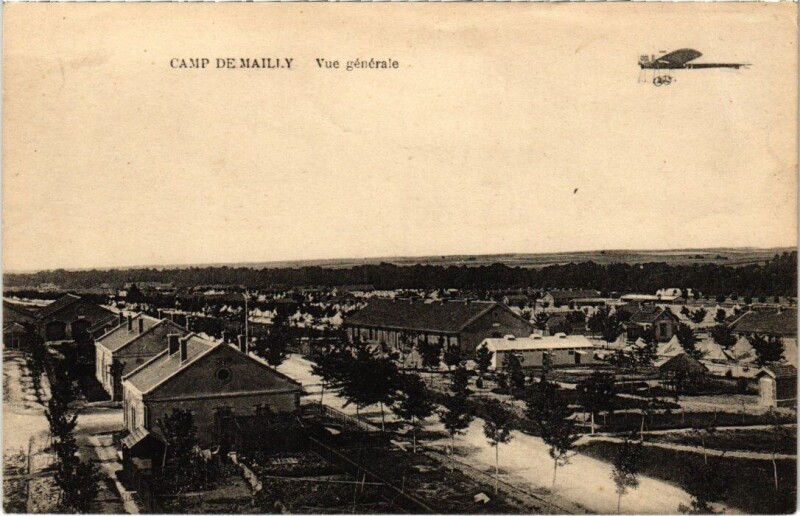 Carte postale ancienne Camp-de-Mailly - Vue générale