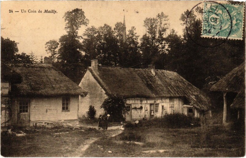 Carte postale ancienne Un coin de Mailly