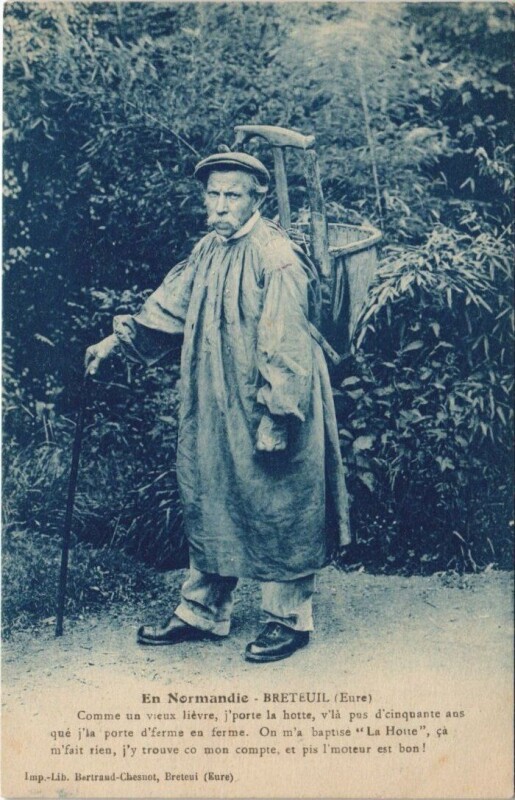 Carte postale ancienne En Normandie-Breteuil à Breteuil