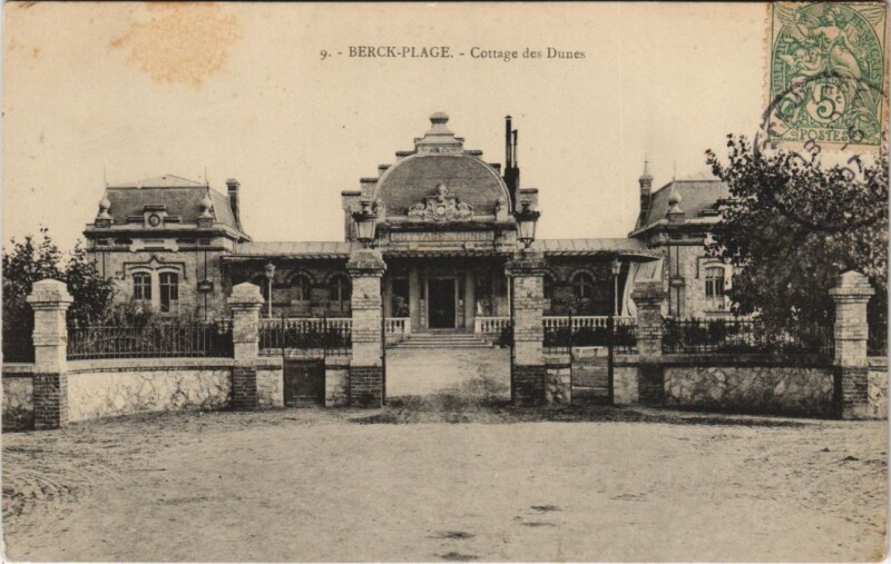 Carte postale ancienne Berck-Plage-Cottage des Dunes à Berck
