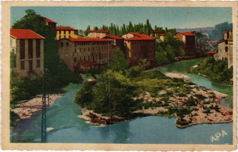 Carte postale ancienne Graulhet Les Usines France à Graulhet