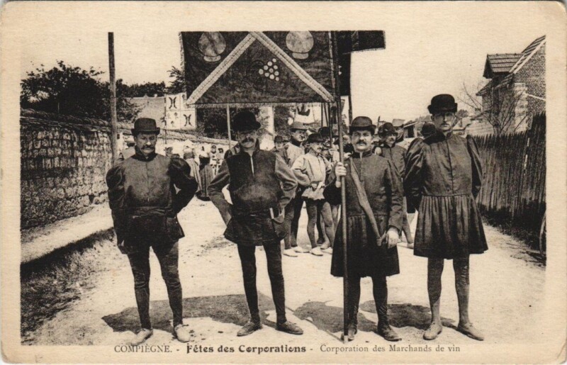 Carte postale ancienne Compiegne Fetes des Corporations