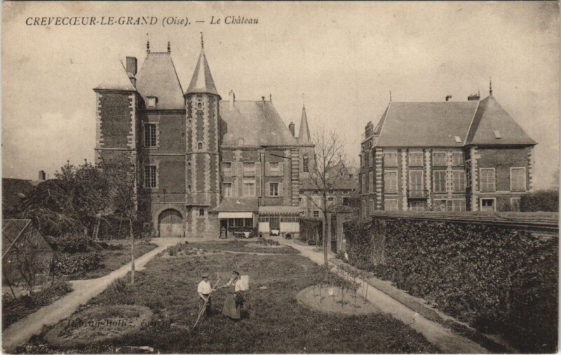 Carte postale ancienne Revecceur-le-Grand - Le Chateau