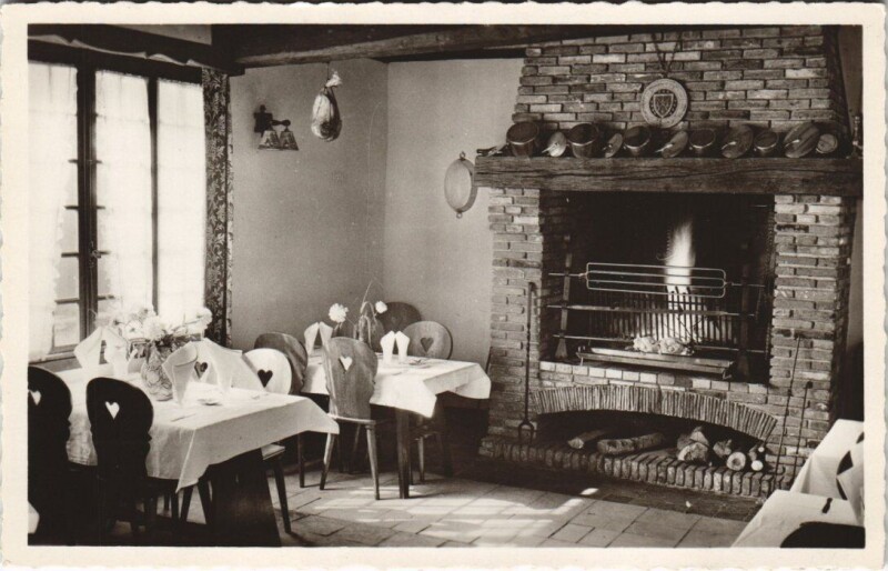 Carte postale ancienne Hostellerie du Vieux Logis Gerberoy à Gerberoy
