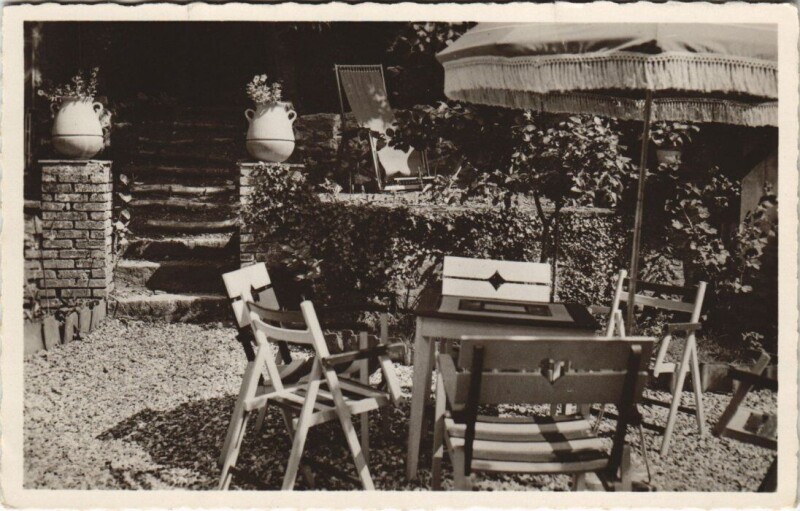 Carte postale ancienne Hostellerie du Vieux Logis Gerberoy à Gerberoy