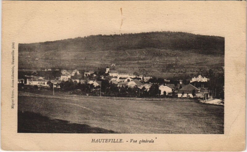 Carte postale ancienne Hauteville - Vue Generale à Hauteville