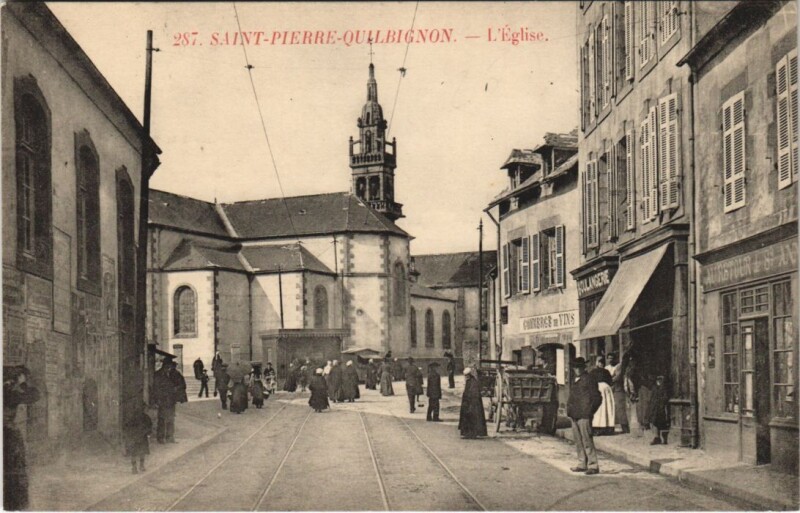 Carte postale ancienne Saint-Pierre-Quilbignon - l'Eglise