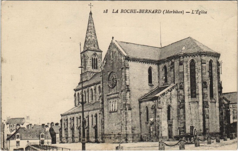 Carte postale ancienne La Roche-Bernard - L'Eglise à La Roche-Bernard