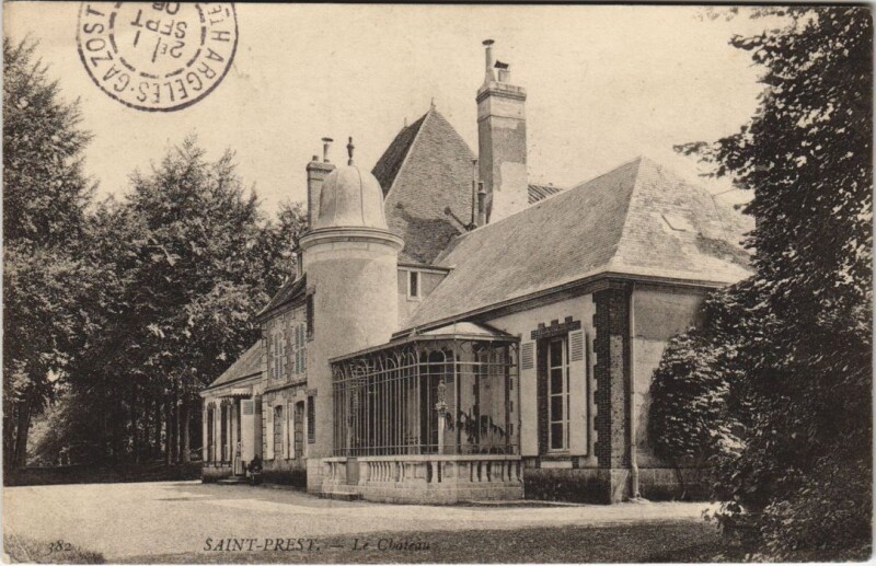 Carte postale ancienne Saint-Prest - Le Chateau à Saint-Prest