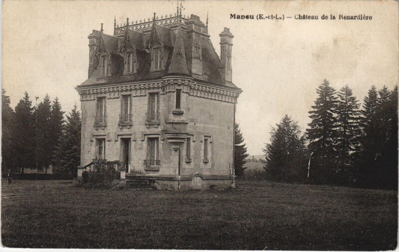Carte postale ancienne Maneu - Chateau de la Renardiere
