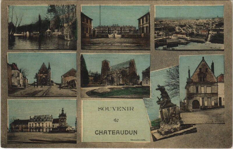 Carte postale ancienne Souvenir de Chateaudun