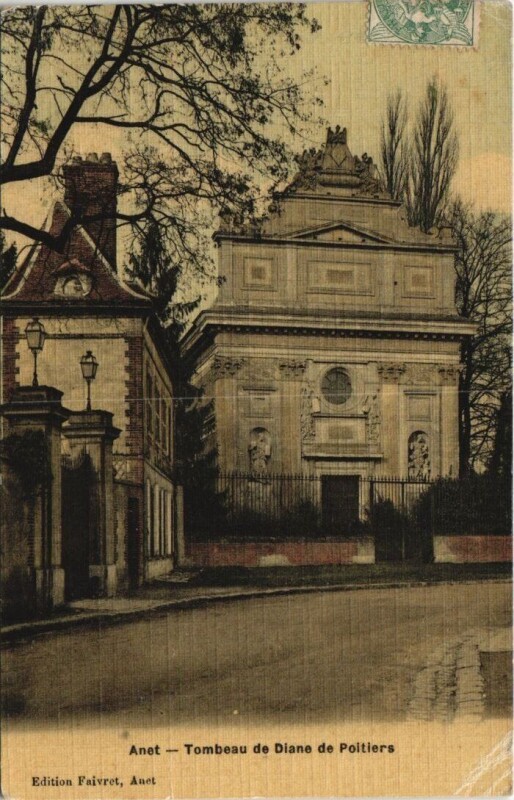 Carte postale ancienne Anet - Tombeau de Diane de Poitiers à Anet