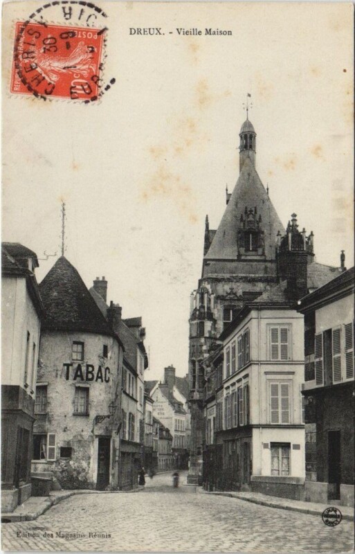 Carte postale ancienne Dreux - Vieille Maison à Dreux
