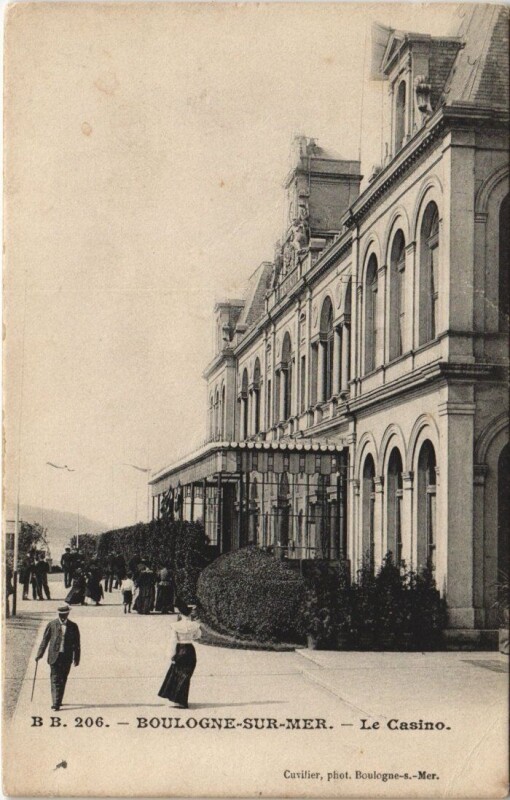 Carte postale ancienne Boulogne-sur-Mer - Le Casino à Boulogne-sur-Mer