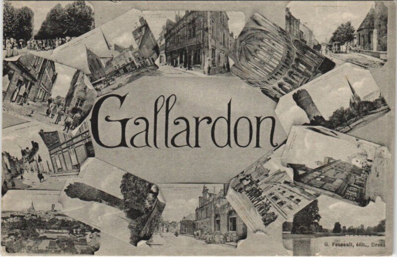 Carte postale ancienne Gallardon à Gallardon