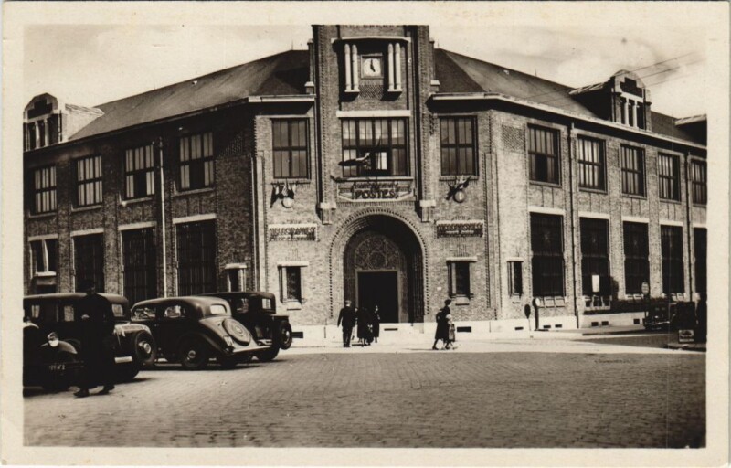 Carte postale ancienne Saint Quentin- La Poste France à Saint-Quentin