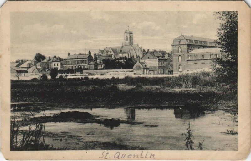 Carte postale ancienne Saint Quentin- France à Saint-Quentin
