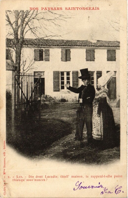 Carte postale ancienne Nos Paysans Stongeais