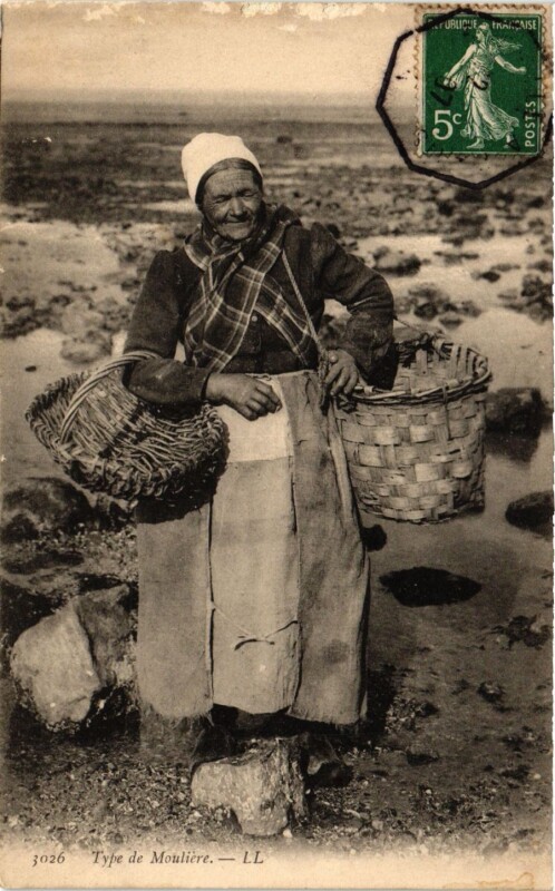 Carte postale ancienne Type de Mouliere