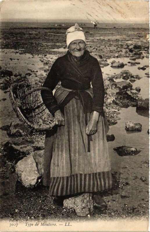 Carte postale ancienne Type de Mouliere