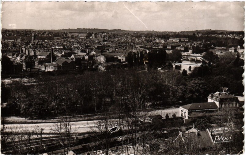 Carte postale ancienne Besancon Vu depuis le Fort Beauregard