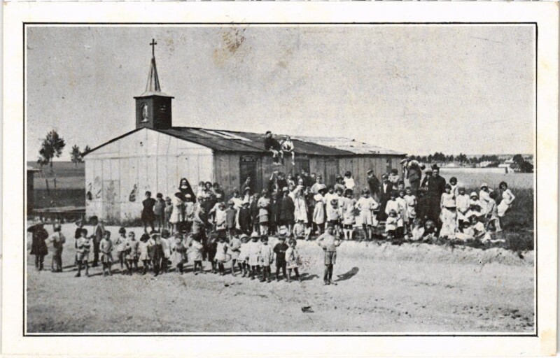 Carte postale ancienne Souscription pour la construction de la chapelle Sainte-Therese