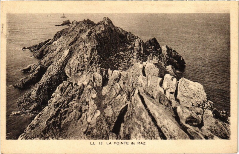 Carte postale ancienne La Pointe du Raz - Vue
