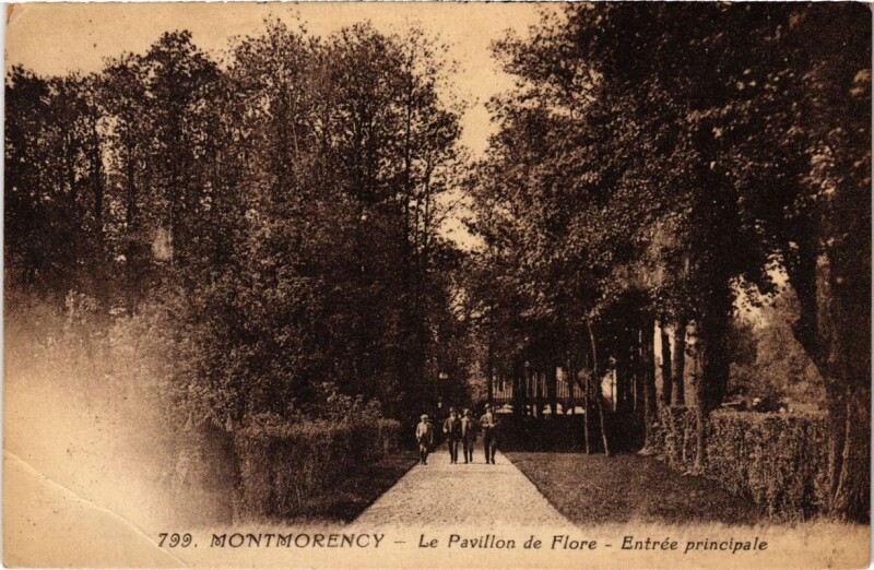 Carte postale ancienne Montmorency - Le Pavillon de Flore à Montmorency