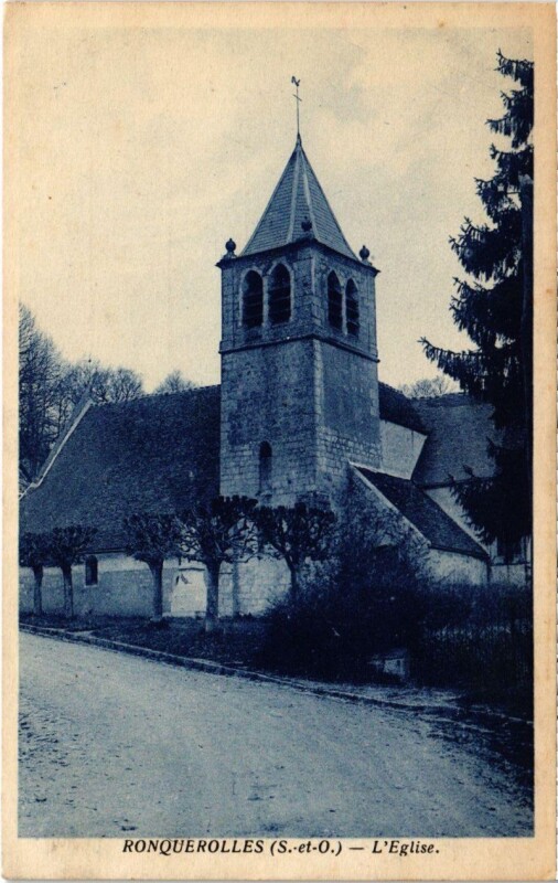 Carte postale ancienne Ronquerolles - L'Eglise à Ronquerolles