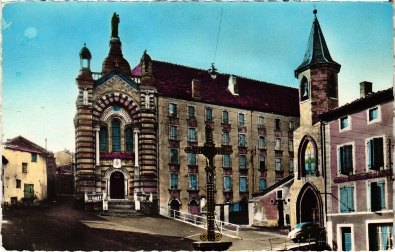 Carte postale ancienne Langogne - Couvent N.-D. à Langogne