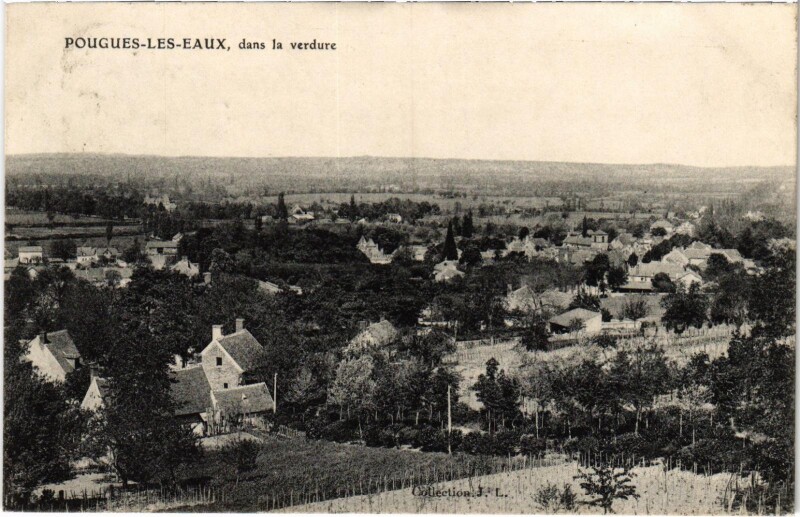 Carte postale ancienne Pougues-les-Eaux dans la veudre Nievre à Pougues-les-Eaux