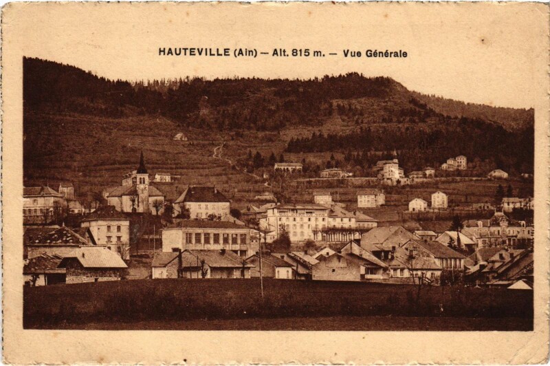 Carte postale ancienne Hauteville - Vue générale
